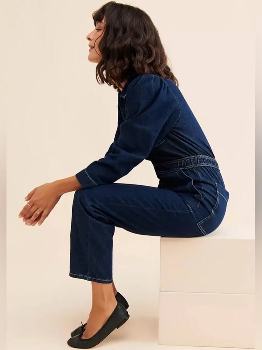 NWT Seventy + Mochi denim jumpsuit - Picture 7 of 7